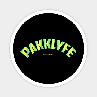 Pakklyfe Typeface Logo Magnet